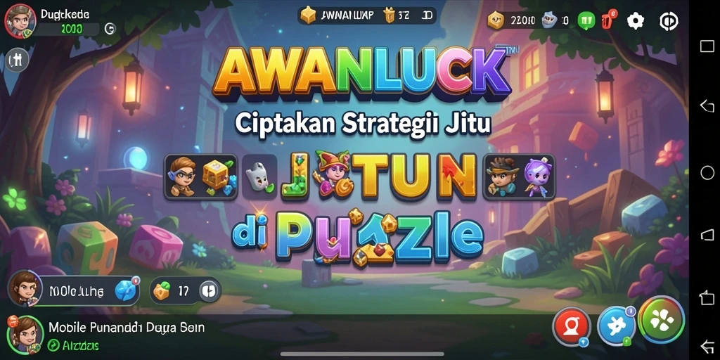 Tampilan gameplay AWANLUCK yang menarik dan penuh tantangan.