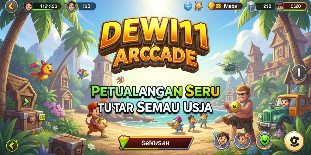 Screenshot DEWI11 menampilkan aksi gameplay Arcade seru dan penuh warna.