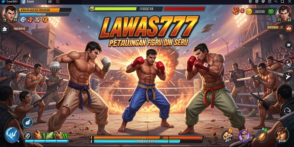 Tampilan seru gameplay Fighting di LAWAS777 yang mendebarkan.
