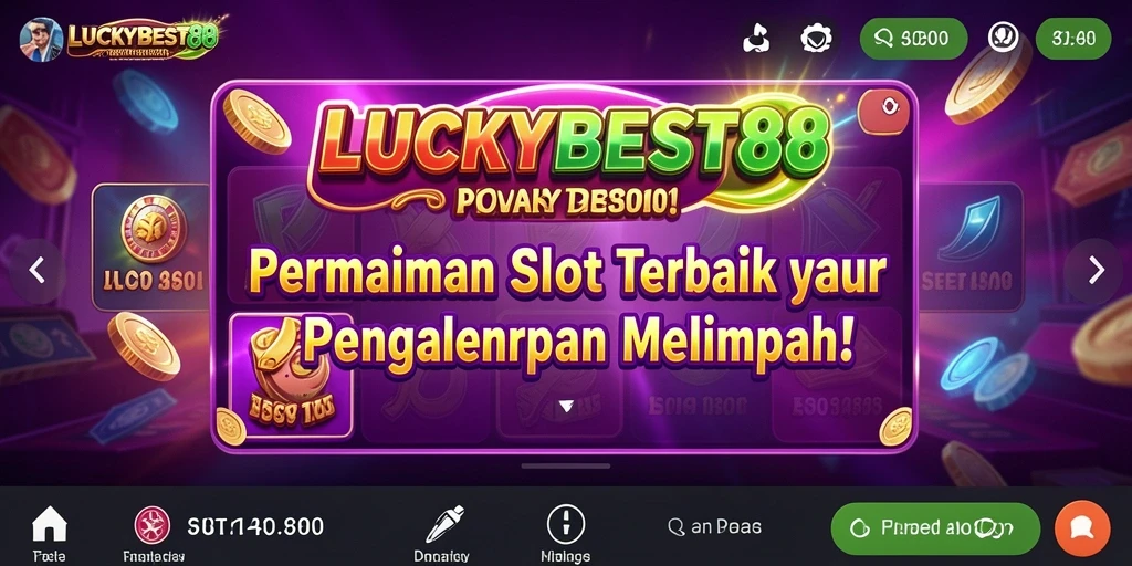 Tampilan gameplay slot yang menarik di LUCKYBEST88.