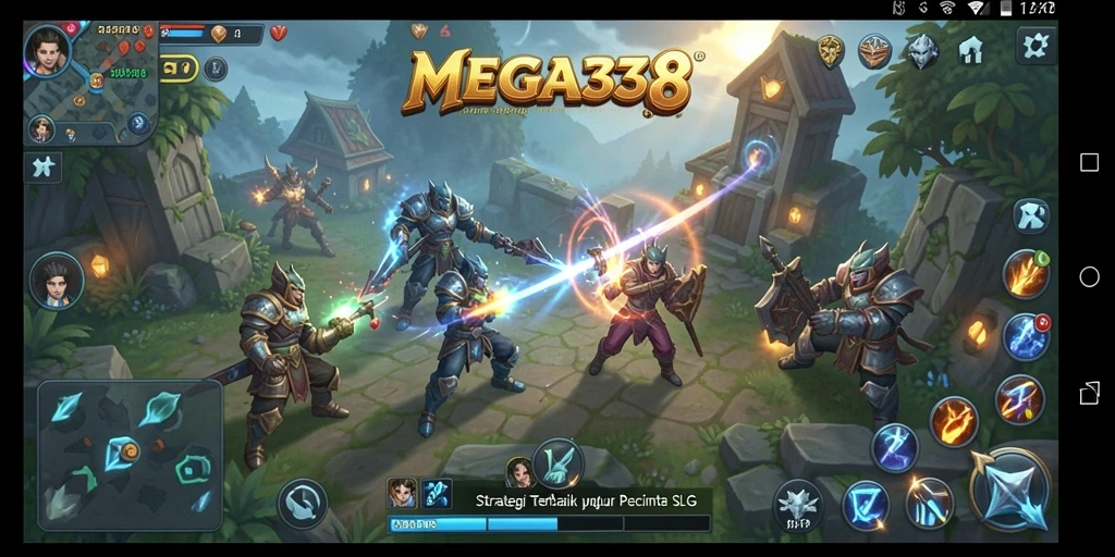 Tampilan menakjubkan dalam gameplay game SLG MEGA338.