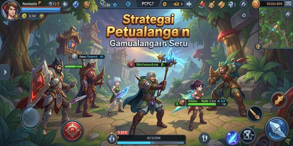 Tangkapan layar menampilkan aksi seru dalam gameplay SLG.
