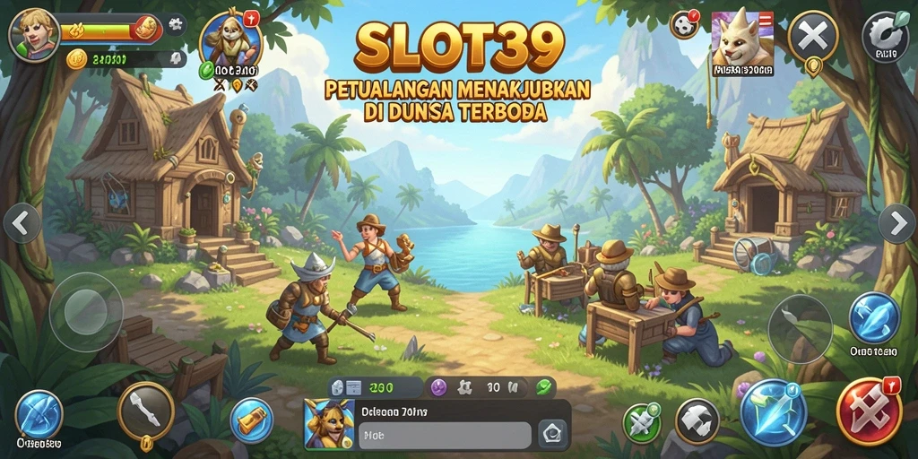 Gameplay seru dari SLOT39 di dunia terbuka yang luas.